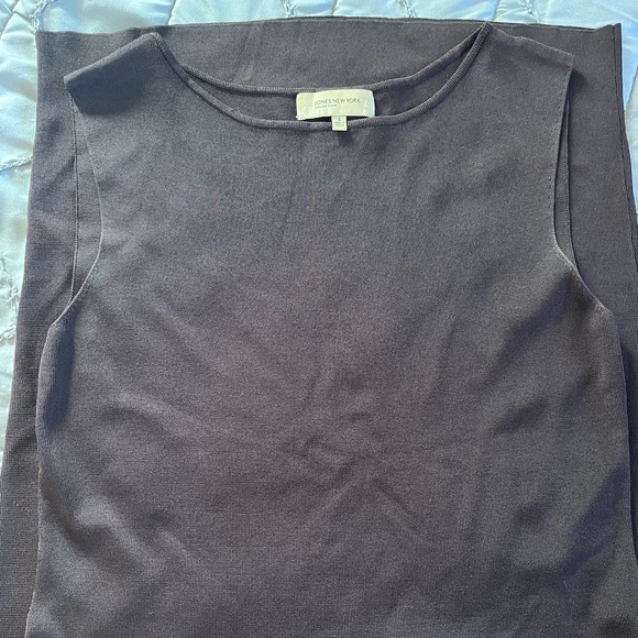 Brown Ribbed Fitted Dress - Picture 6 of 14